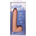 Фалоімітатор тілесний з кібершкіри Doc Johnson The Realistic Cock ULTRASKYN - 9 Inch with Balls Vanilla