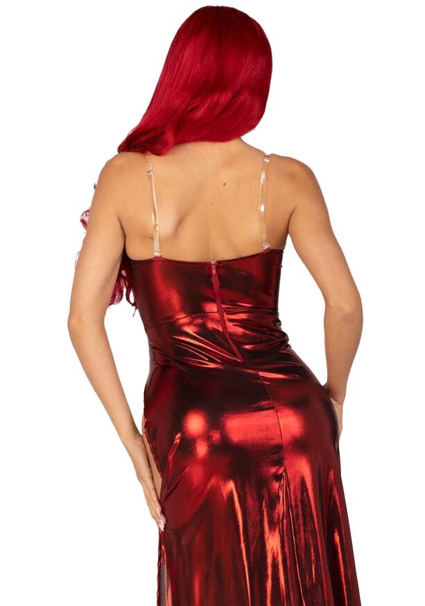 Эротическое платье Джессики Рэббит Leg Avenue Shimmer bodysuit with skirt M