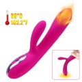 Вибратор кролик с подогревом Joker Heating Double Vibrating Massage Stick Pink