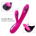 Вибратор кролик с подогревом Joker Heating Double Vibrating Massage Stick Pink