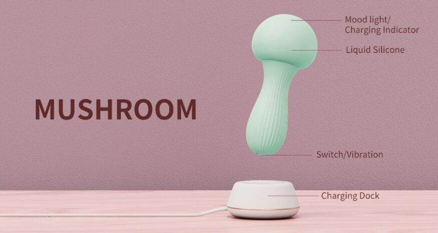 Вібратор грибок, OTOUCH - Mushroom Siliconen