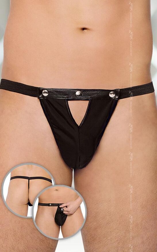 Чоловічі стрінги - Thongs 4507, black - S-L