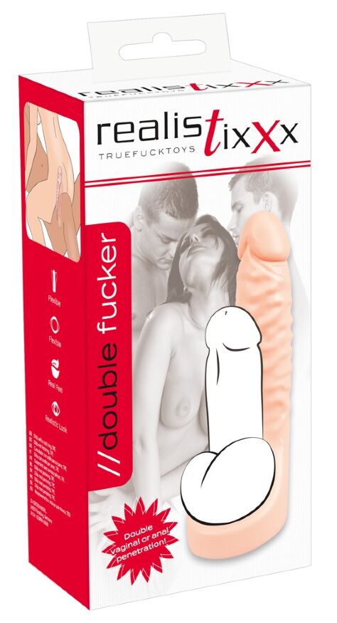 Насадка для подвійного проникнення - Realistixxx Double Fucker
