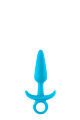 Анальная пробка с кольцом голубая NS Novelties FIREFLY PRINCE SMALL BLUE