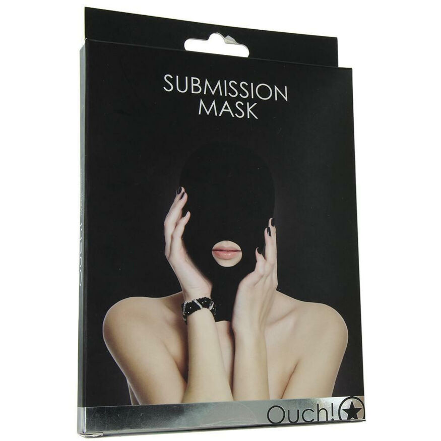 Маска с прорезью для рта черная Ouch Subversion Mask Dark-Black