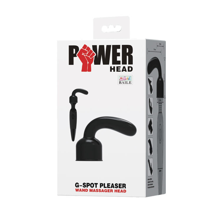 Насадка на вібромасажер - Power Head G-Spot Pleaser Wand Massager Head Clear