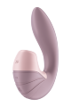Двойной вибратор с вакуумной стимуляцией SATISFYER SUPERNOVA OLD ROSE