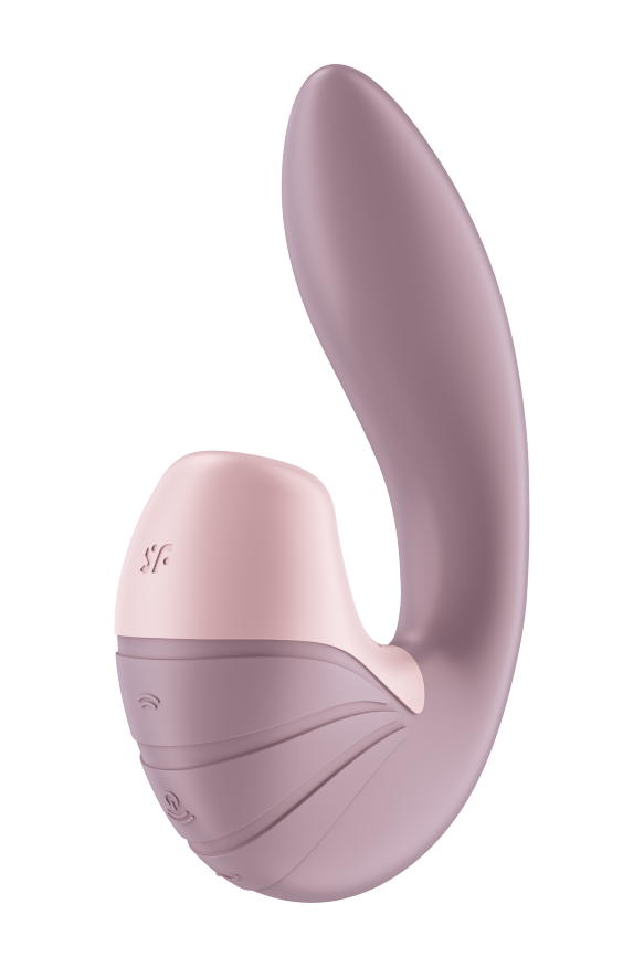 Двойной вибратор с вакуумной стимуляцией SATISFYER SUPERNOVA OLD ROSE