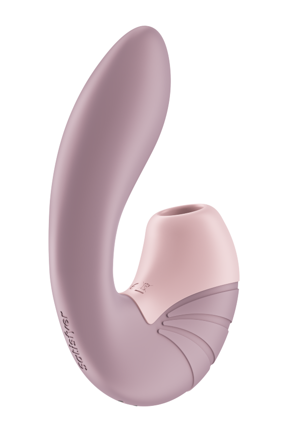 Двойной вибратор с вакуумной стимуляцией SATISFYER SUPERNOVA OLD ROSE
