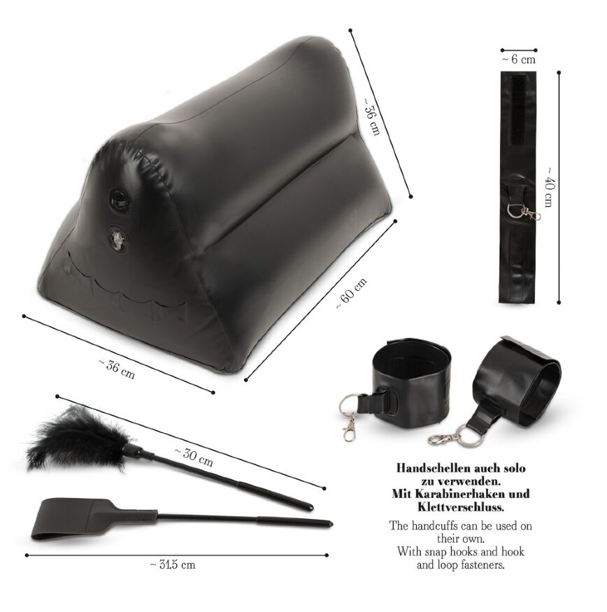 Комплект для експериментів та рольових ігор в стилі БДСМ Love Cushion Portable Triangle
