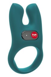 Ерекційне віброкільце Fun Factory Nos бірюзове, 8 см