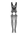 Искусительный бодистокинг Obsessive F217 S/M/L