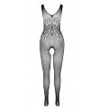 Комбинезон сетка с открытым доступом Passion BS098 black