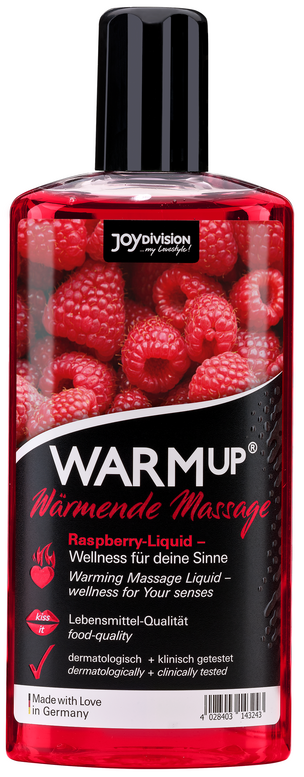 Масажна олійка - WARMuр Raspberry, 150 мл (02/2026)