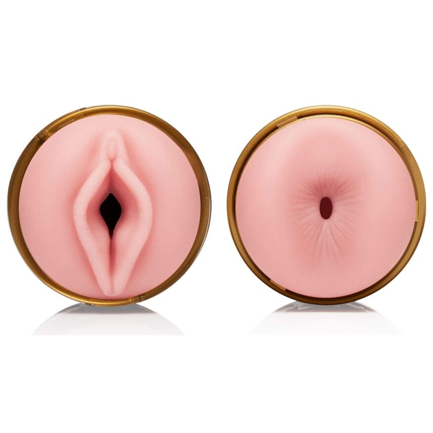 Мастурбатор в колбе двойной вагина/анус, киберкожа Fleshlight Quickshot Stamina Training Unit