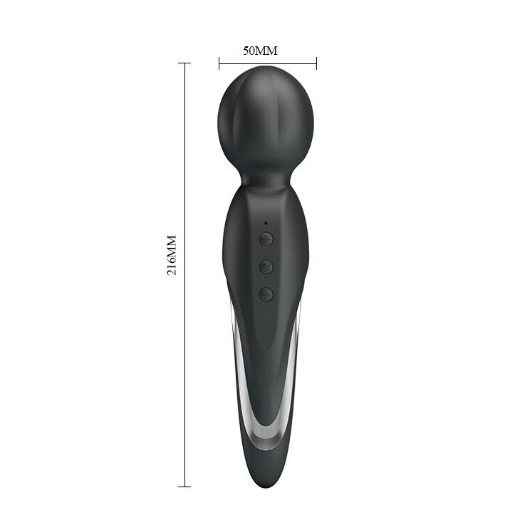 Вібромасажер Pretty Love - Fitzgerald USB Black, BI-014622-1
