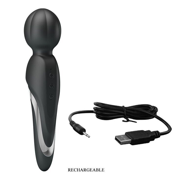 Вібромасажер Pretty Love - Fitzgerald USB Black, BI-014622-1