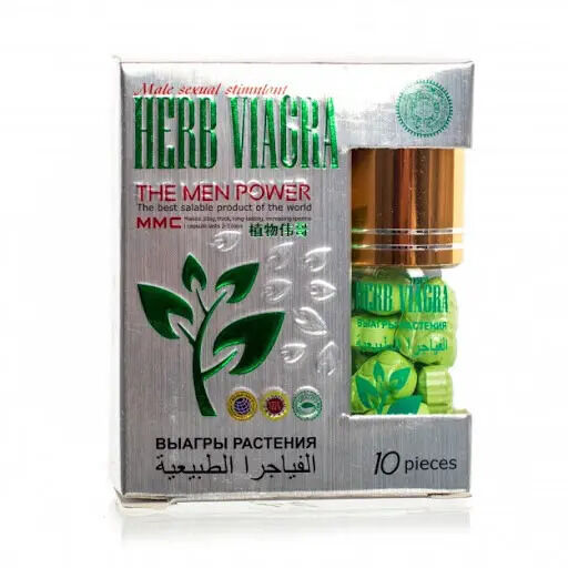 Таблетки для потенции Herb Viagra за 1 упаковку (10 табл.)
