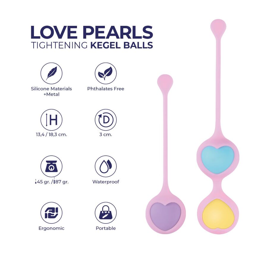Вагинальные шарики Wooomy Love Pearls