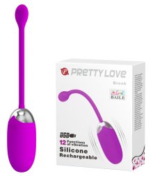 Перезаряжаемое виброяйцо PRETTY LOVE «BROOK», BI-014525