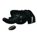 Страпон женский с пультом управления Seven Creations DILDO STRAP-ON BLACK