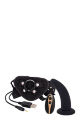 Страпон женский с пультом управления Seven Creations DILDO STRAP-ON BLACK