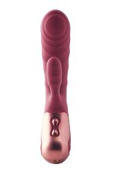 Подвійний вібратор рельєфний Dream Toys Dinky Duo Vibrator Jimmy K, бордовий