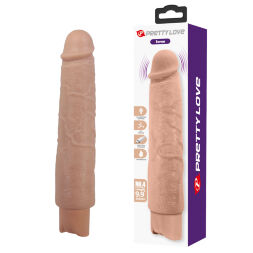 Перезаряжаемый вибратор реалистик Pretty Love - Soren Realistic Vibrating Dildo, BW-500083