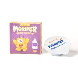 Насадка на член Recare Yellow Monster Spike Condom (презерватив с рядами пупырышков и шипов)