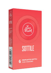 Презервативи - Sottile (Thin), 6 шт.