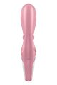 Смарт вибратор кролик Satisfyer Hug Me Pink, 2 мотора, диаметр 4,2см, широкая клиторальная часть(мятая упаковка!!!)