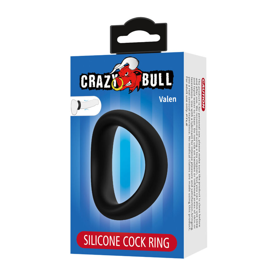 Ерекційне кільце Crazy Bull - Valen Silicone Cock Ring, BI-210230