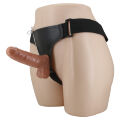 Стильный женский страпон Ultra Vibrating Realdeal Penis Strap On 6.2"