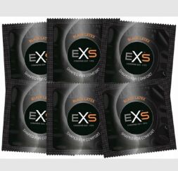 Презервативи EXS Black Latex Condoms (по 1шт) (упаковка може відрізнятися кольором та малюнком)