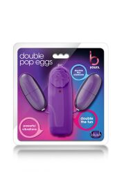 Віброяйце подвійне Blush B yours double pop eggs plum, фіолетовий