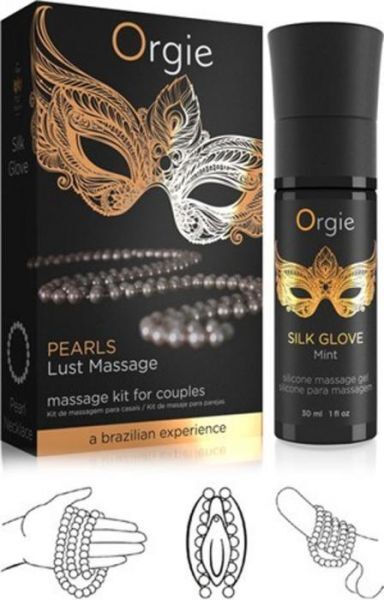 Набор для жемчужного массажа «PEARLS LUST MASSAGE SET» Orgie