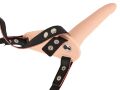 Тонкий страпон з вібраціею на ремінцях - Vibrating Strap-On