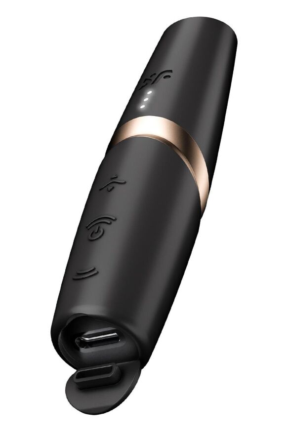 Клиторальный бесконтактный массажер Satisfyer Perfect Kiss черный