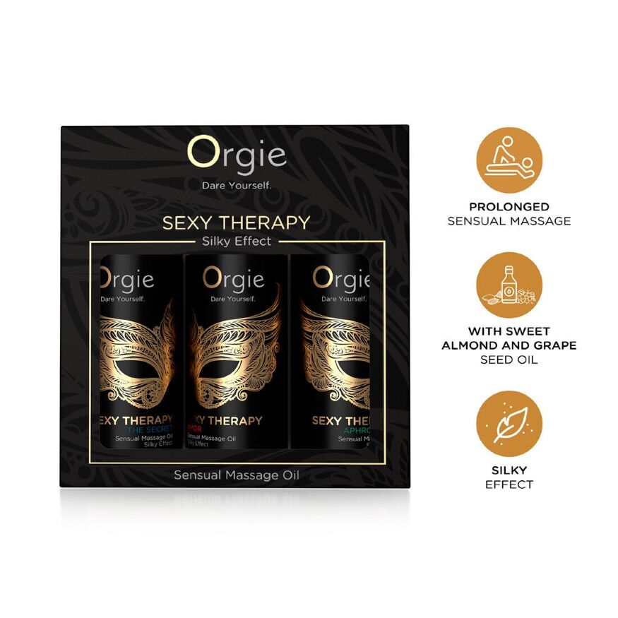 Набір масажних олій Orgie  -  Sexy Therapy Mini Size Collection (3х30 мл)