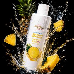 2в1 лубрикант та масажний гель - MyLove Aroma Series Intim&Massage Pineapple, 300 мл