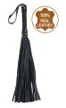 Флоггер из натуральной кожи Flirty Leather - Dark Blue, BM-00006