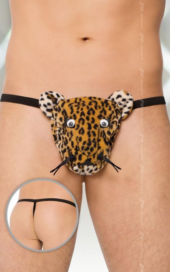 Мужские стринги - Thongs 4510, panther - S-L