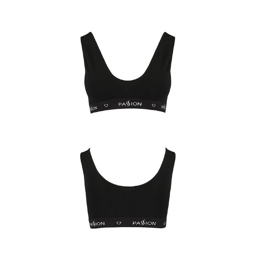 Спортивный топ с широкой резинкой PS004 TOP black M - Passion