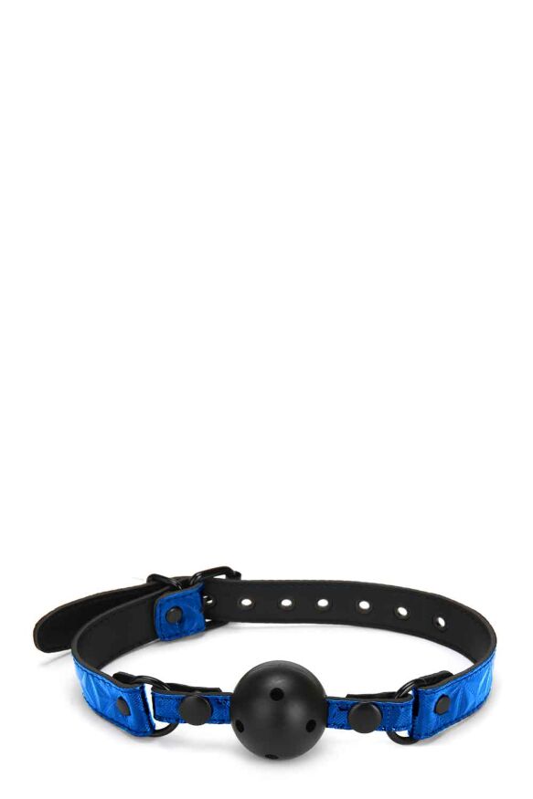 Кляп WHIPSMART DIAMOND BALL GAG BLUE