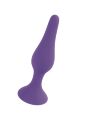 Універсальна анальна втулка середнього розміру.  - Silicone Purple Plug M