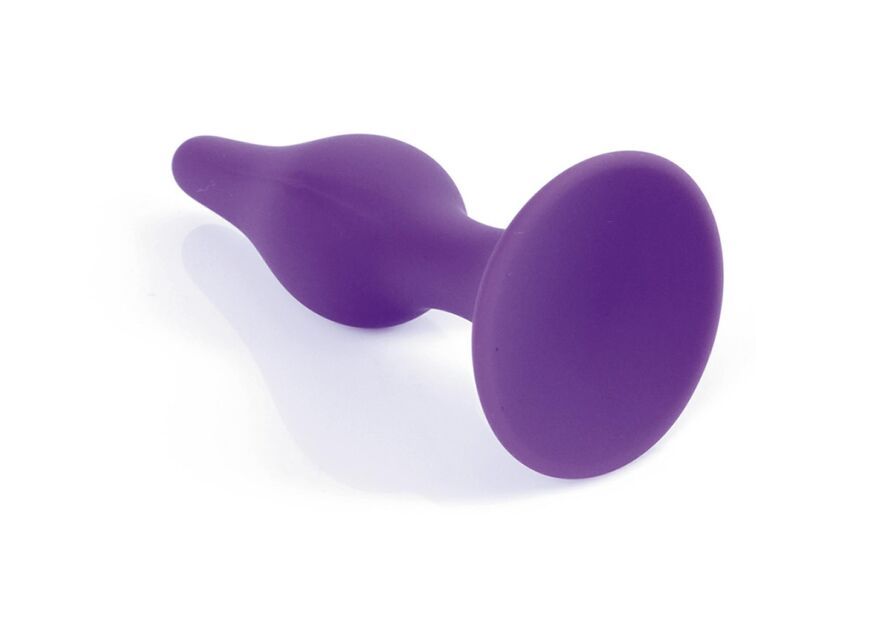 Універсальна анальна втулка середнього розміру.  - Silicone Purple Plug M