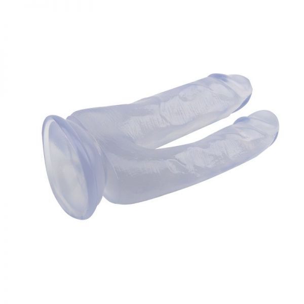 Фаллоимитатор двойной 6.3 Inch Dildo, Clear 