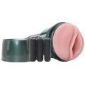 Мастурбатор у колбі з трьома віброкулями Fleshlight Vibro Pink Lady Touch