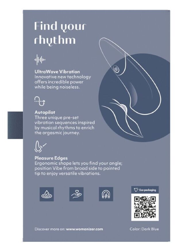 Вибратор Womanizer Vibe Dark Blue