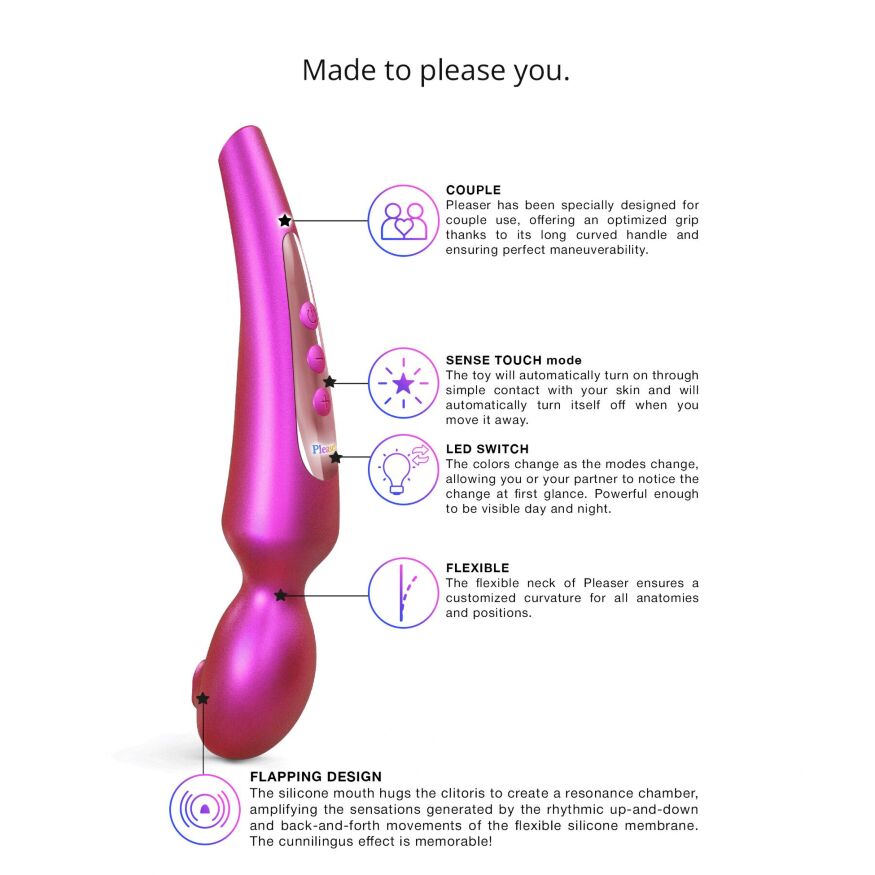 Вібромасажер Love To Love Pleaser Iridescent Berry